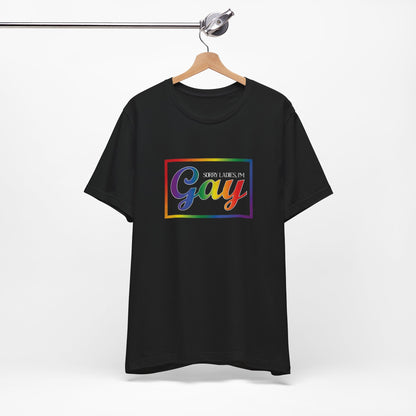 Gay Rainbow Pride Tee — Retro 'Proud to Be Gay' Graphic T-Shirt