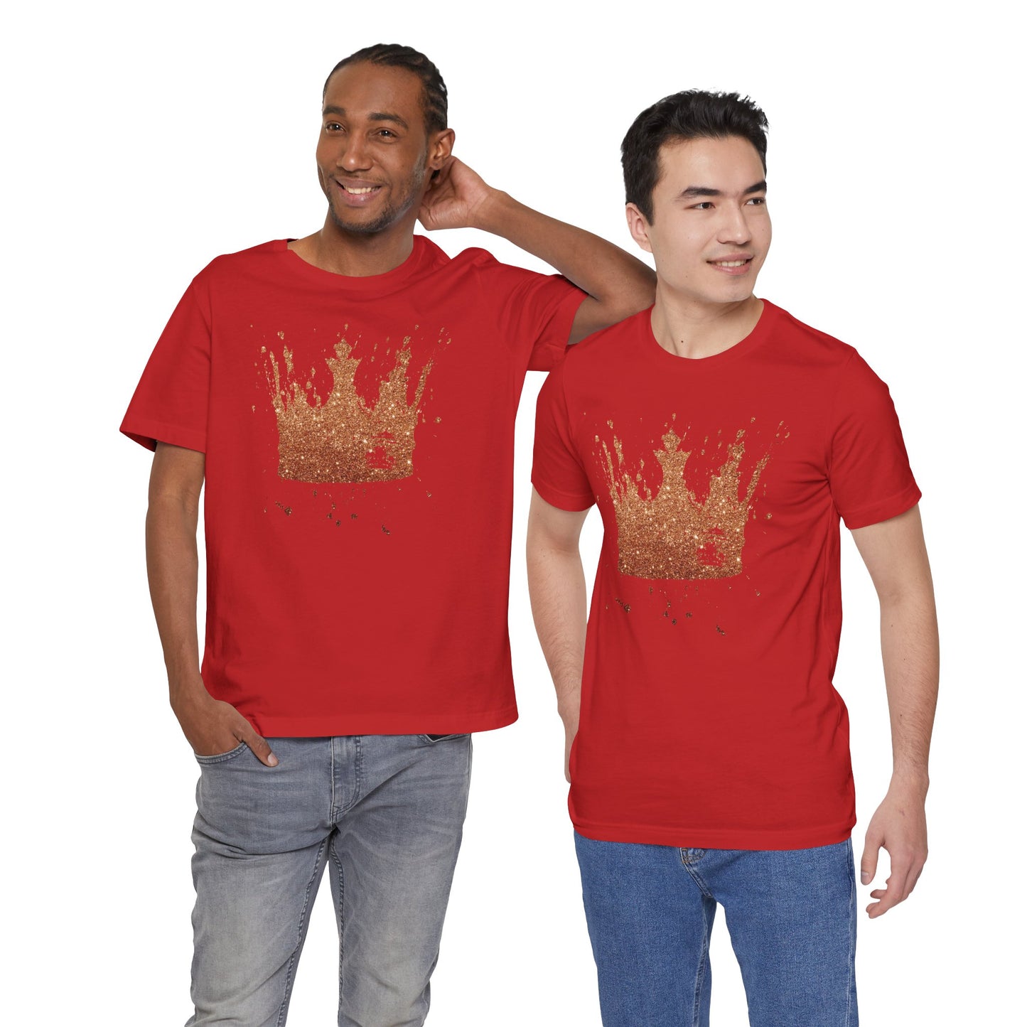 Golden Crown T-Shirt — Vintage Royalty Graphic Tee