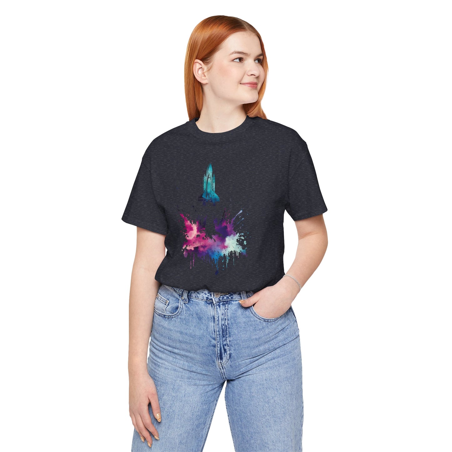 Galaxy Rocket Splash T-Shirt