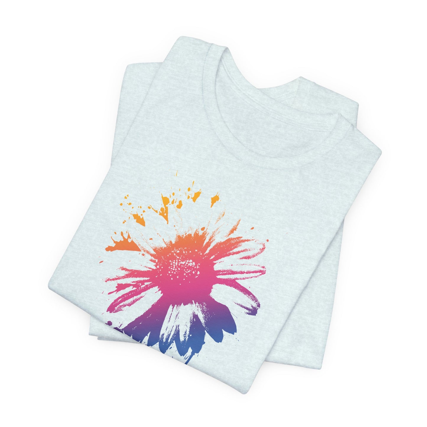 Paint-Splatter Daisy T-Shirt
