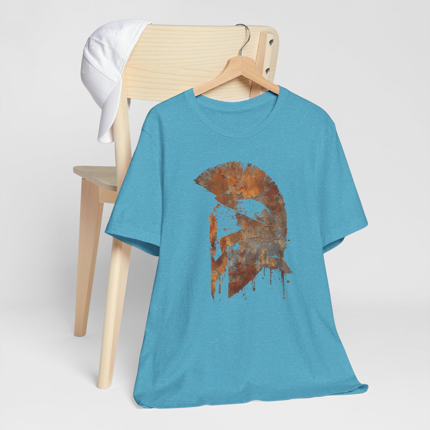 Spartan Helmet T‑Shirt — Rustic Warrior Graphic Tee