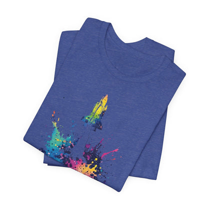 Galaxy Rocket Splash T-Shirt