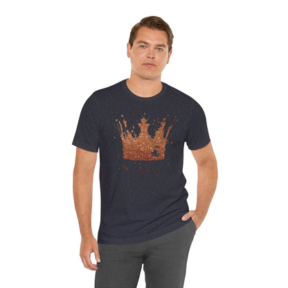 Golden Crown T-Shirt — Vintage Royalty Graphic Tee