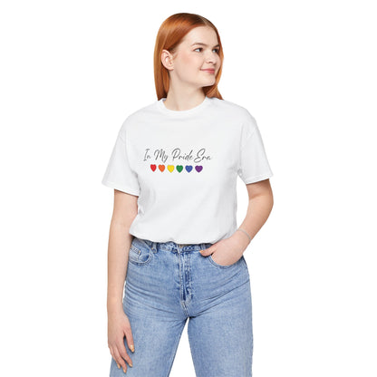 Pride Heart Tee — "In My Pride Era" Rainbow Hearts T-Shirt