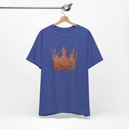 Golden Crown T-Shirt — Vintage Royalty Graphic Tee