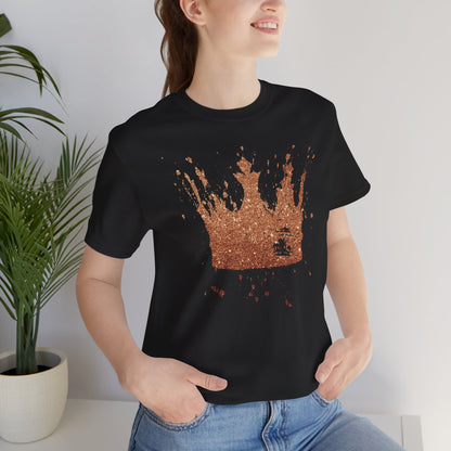 Golden Crown T-Shirt — Vintage Royalty Graphic Tee