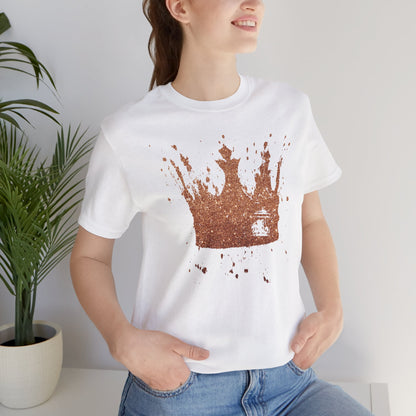 Golden Crown T-Shirt — Vintage Royalty Graphic Tee