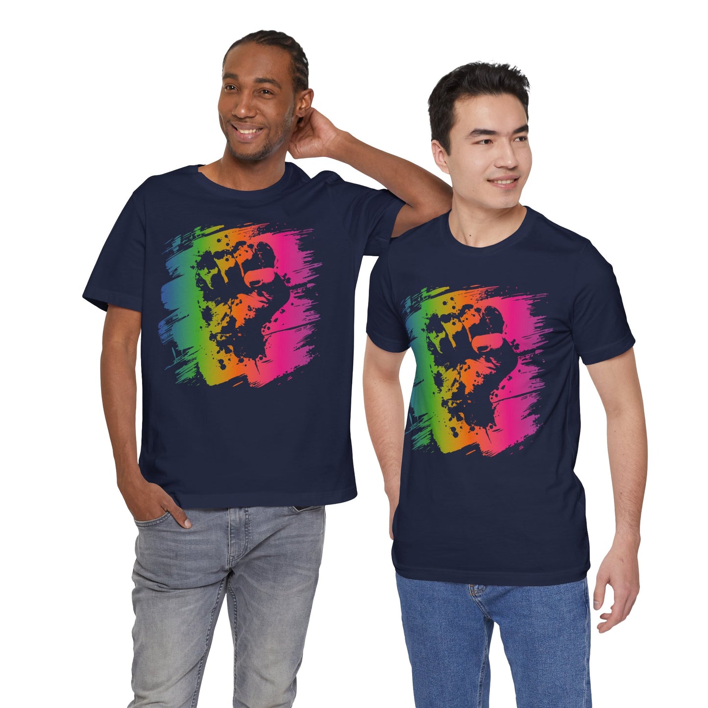 Fight the Power T‑Shirt — Neon Statement Tee