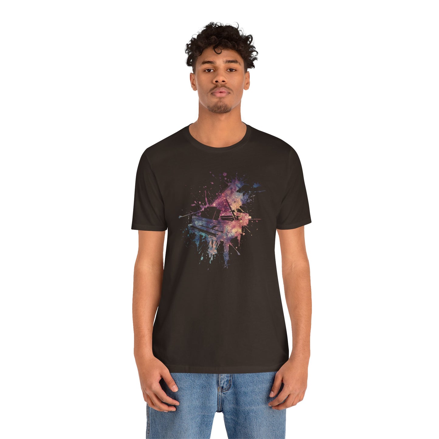Play me to the Moon T‑Shirt — Colorful Music Lover Tee