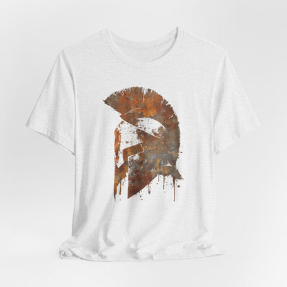 Spartan Helmet T‑Shirt — Rustic Warrior Graphic Tee