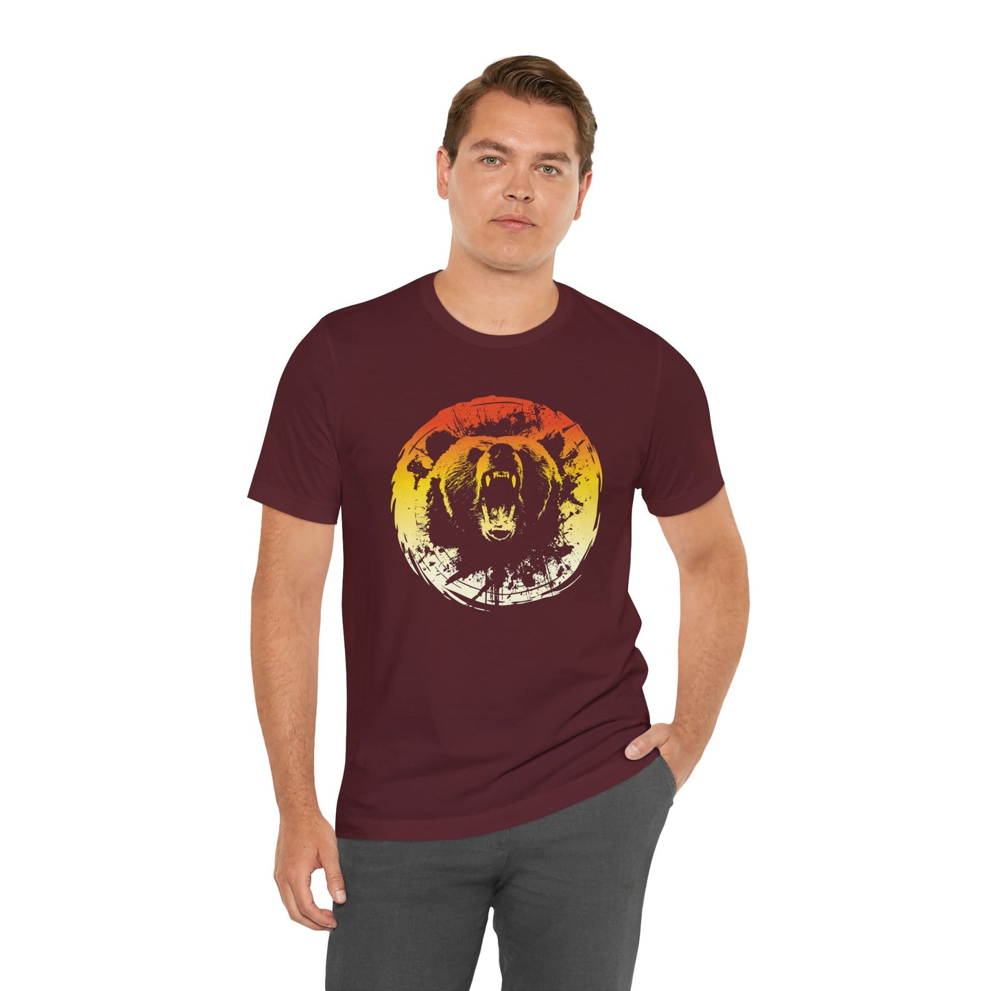 Roaring Grizzly Sunset Tee