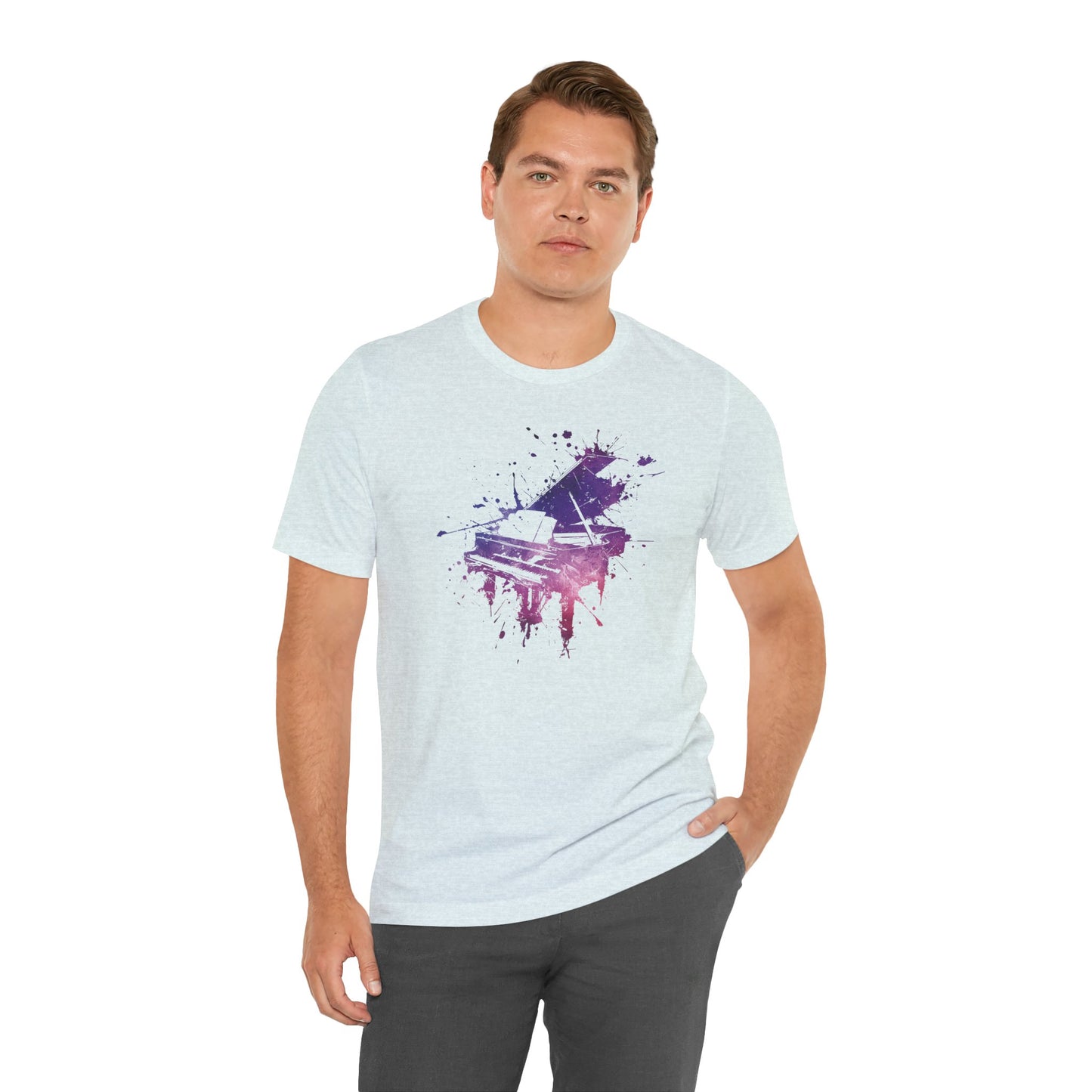 Play me to the Moon T‑Shirt — Colorful Music Lover Tee