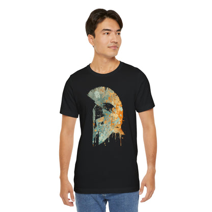 Spartan Helmet T‑Shirt — Rustic Warrior Graphic Tee