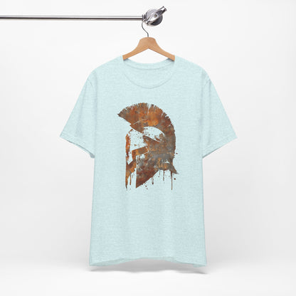 Spartan Helmet T‑Shirt — Rustic Warrior Graphic Tee