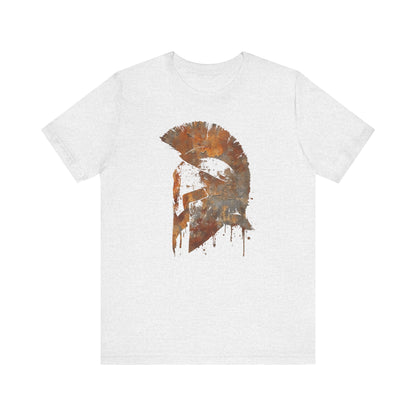 Spartan Helmet T‑Shirt — Rustic Warrior Graphic Tee