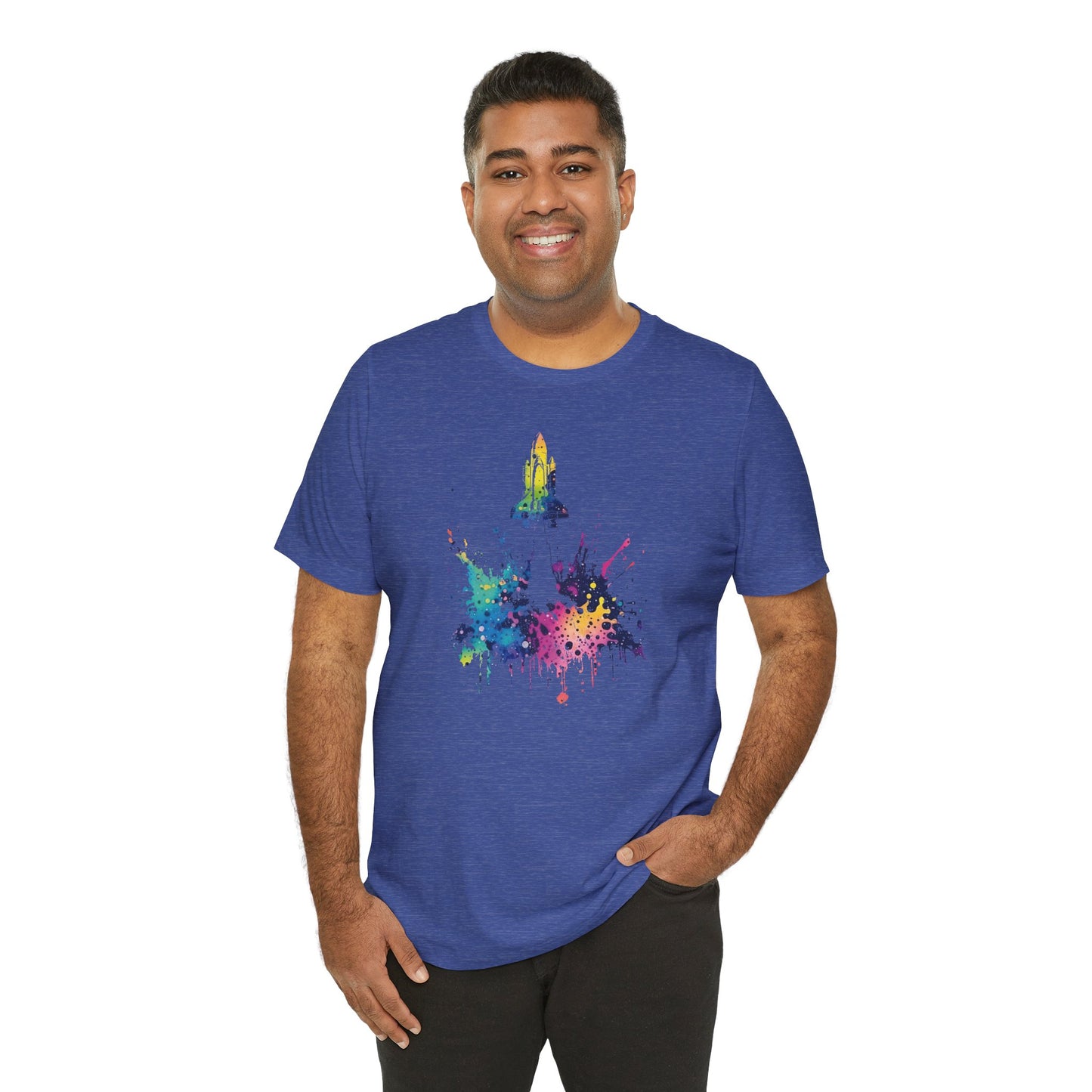 Galaxy Rocket Splash T-Shirt