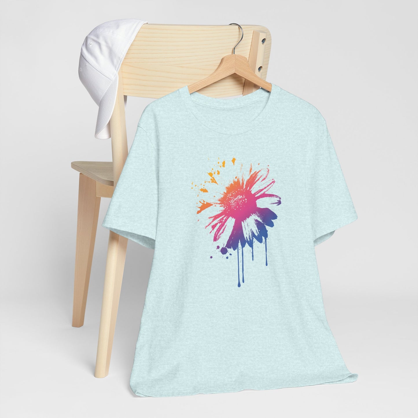 Paint-Splatter Daisy T-Shirt