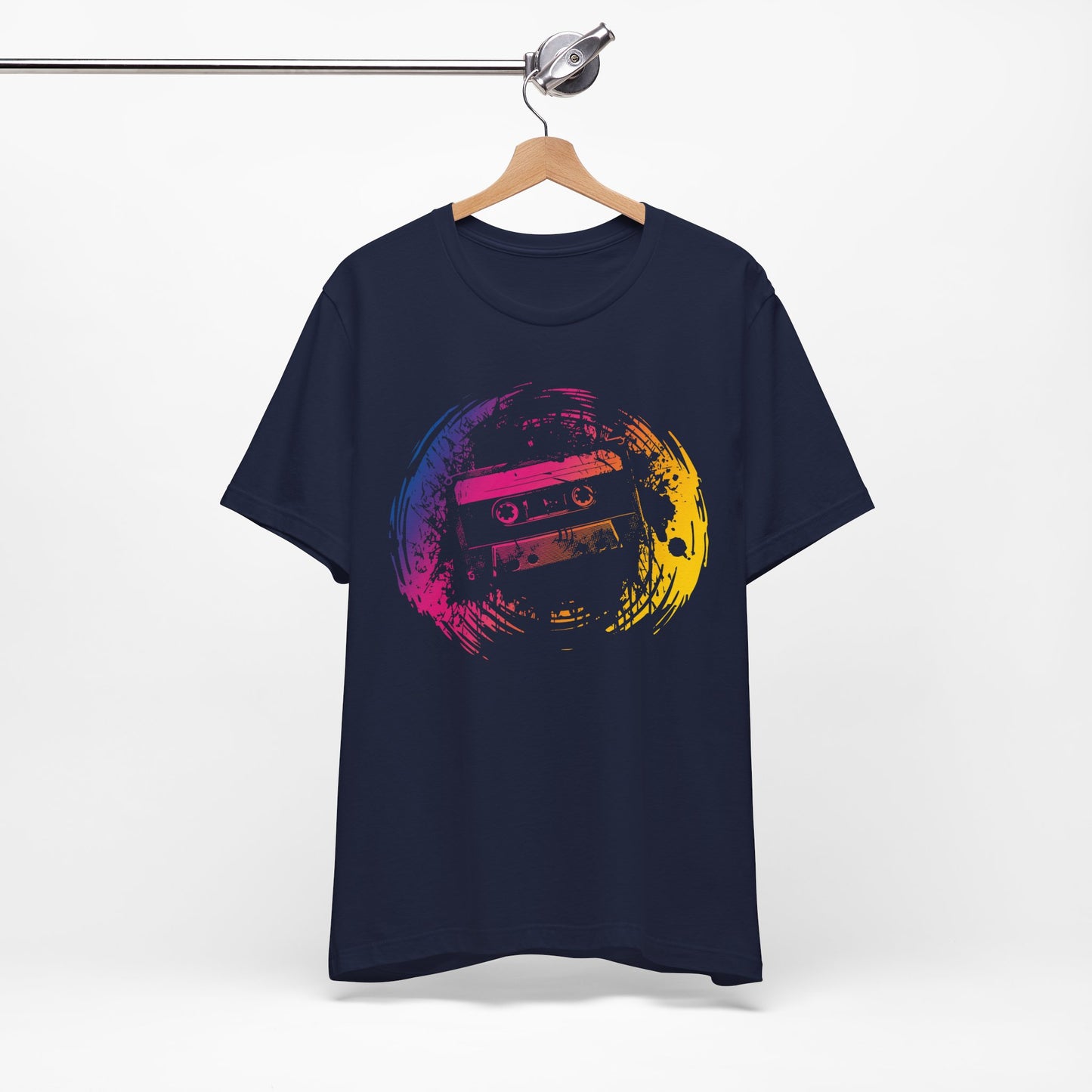 Retro Cassette Tape Tee — Vintage 80s Music Graphic T-Shirt
