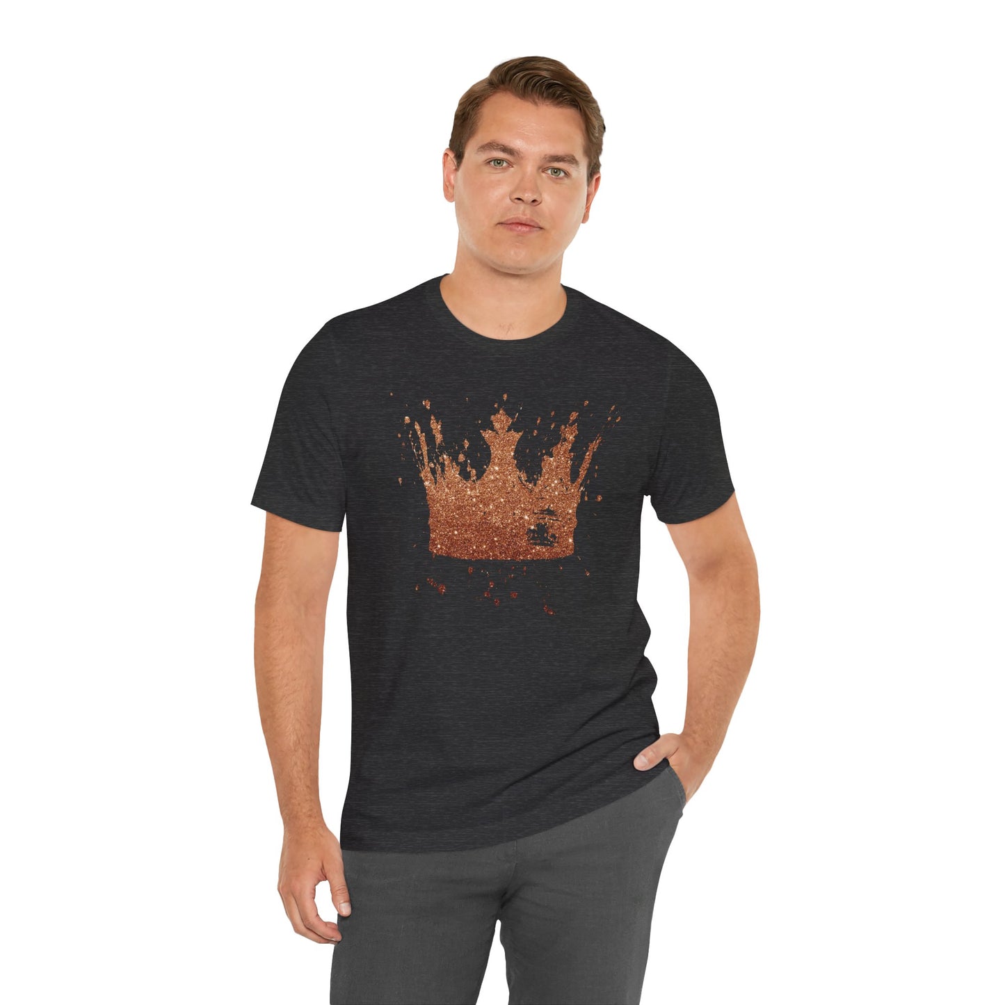 Golden Crown T-Shirt — Vintage Royalty Graphic Tee