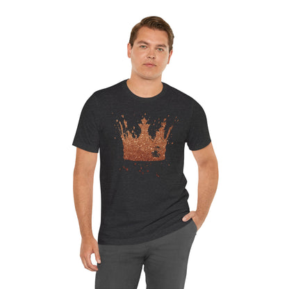 Golden Crown T-Shirt — Vintage Royalty Graphic Tee