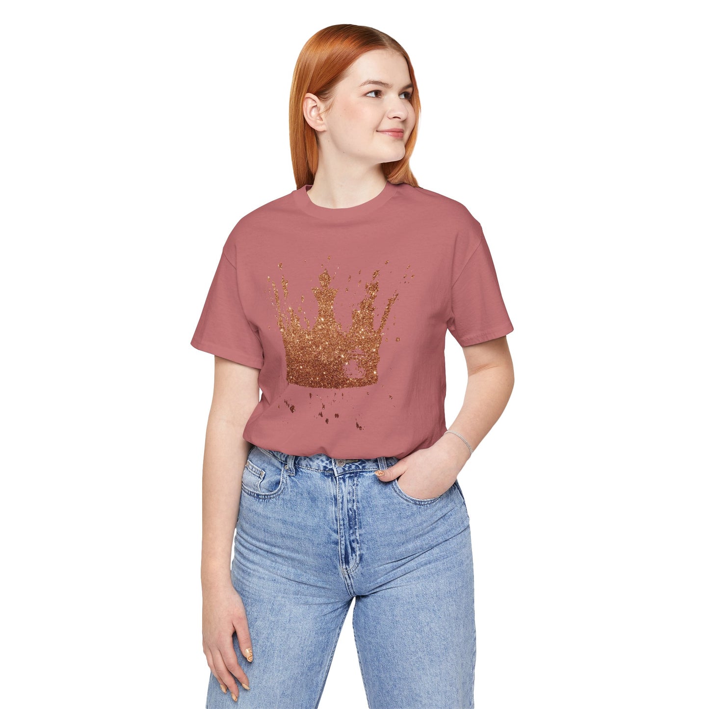Golden Crown T-Shirt — Vintage Royalty Graphic Tee