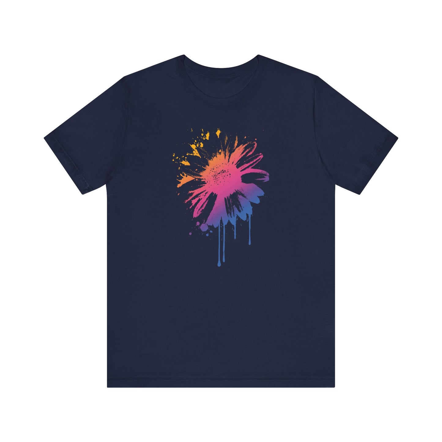 Paint-Splatter Daisy T-Shirt
