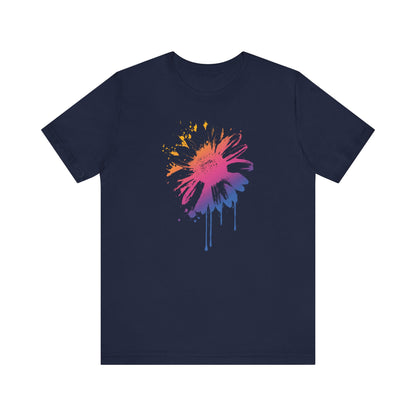 Paint-Splatter Daisy T-Shirt
