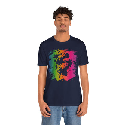 Fight the Power T‑Shirt — Neon Statement Tee