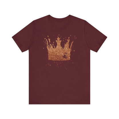 Golden Crown T-Shirt — Vintage Royalty Graphic Tee