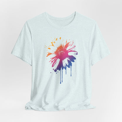 Paint-Splatter Daisy T-Shirt