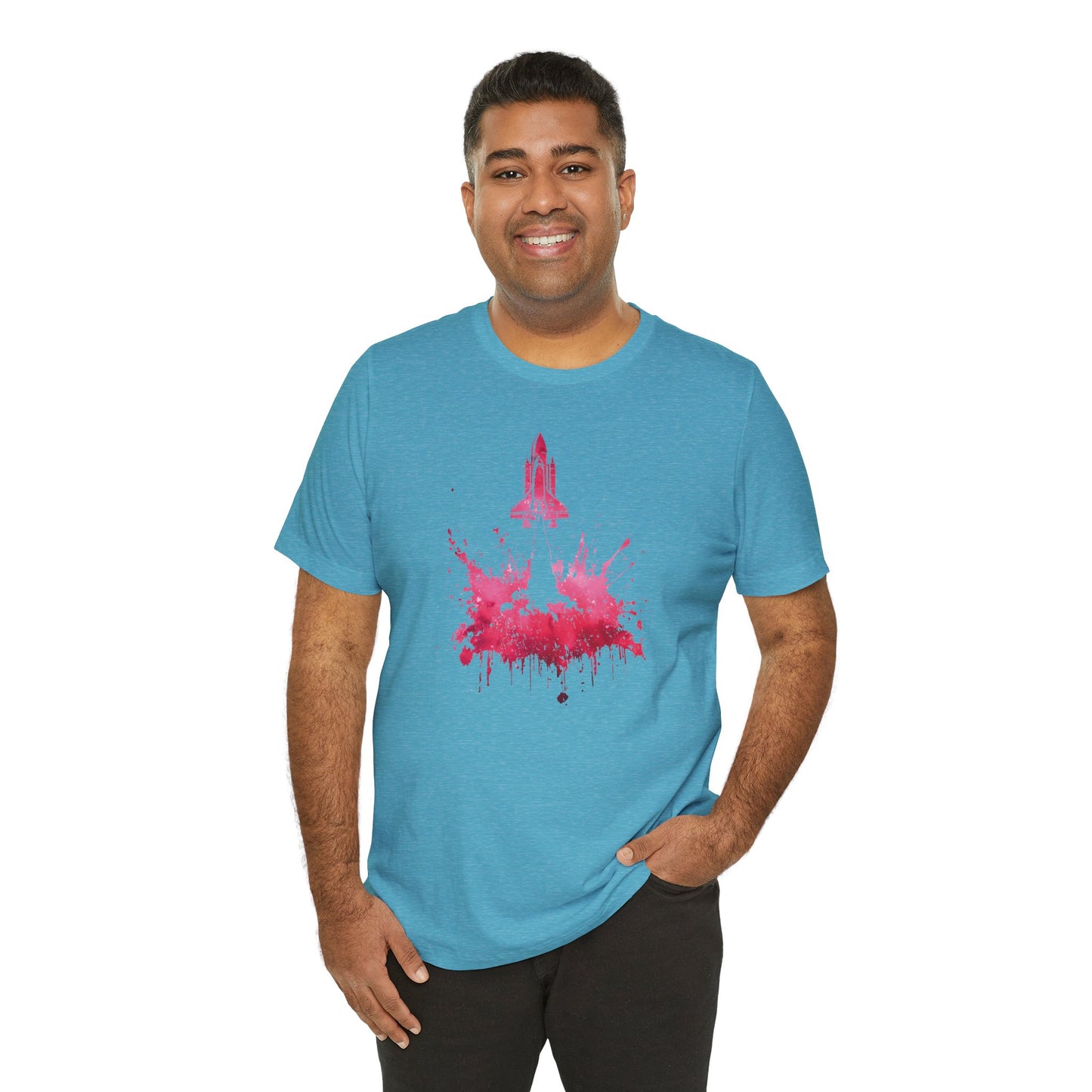 Galaxy Rocket Splash T-Shirt