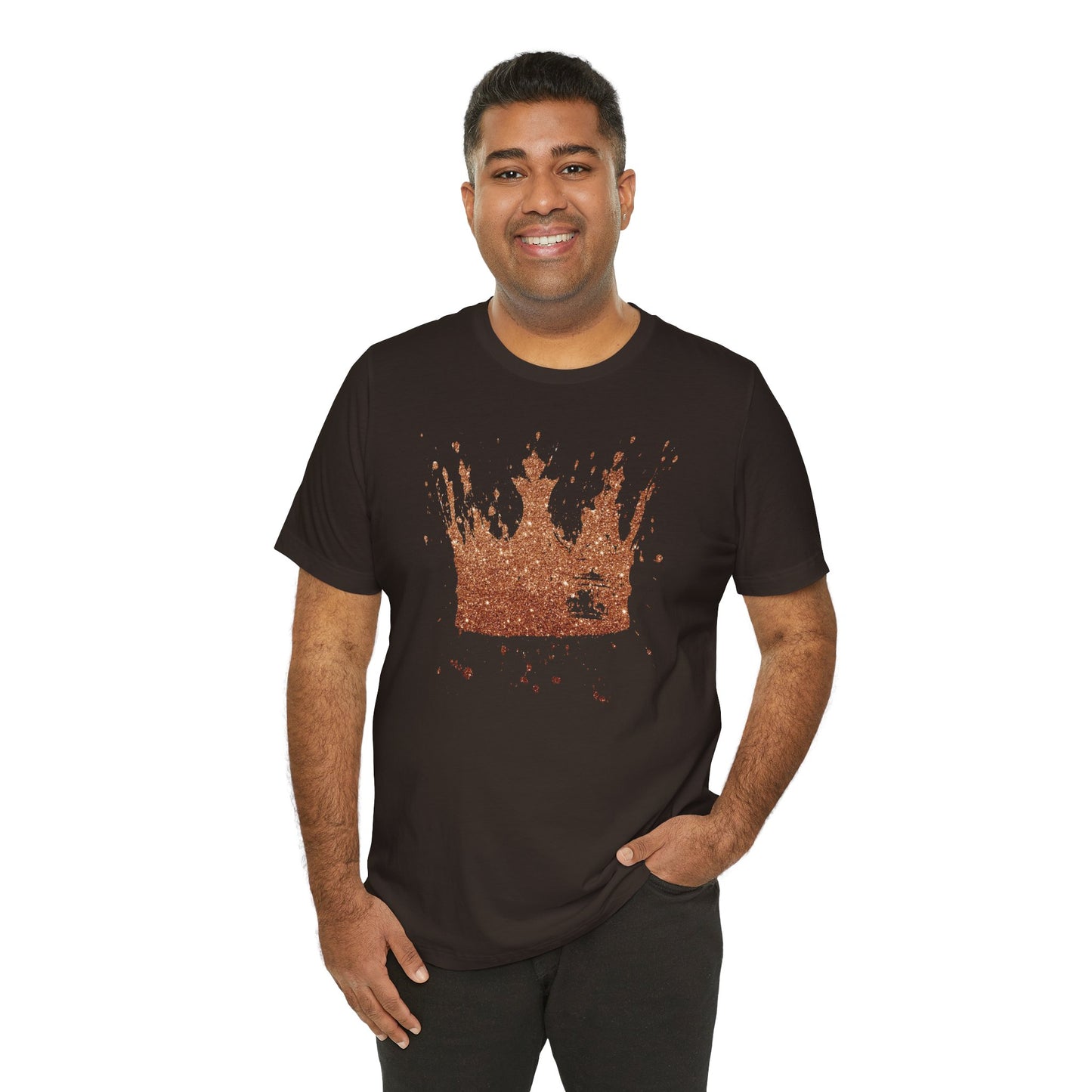 Golden Crown T-Shirt — Vintage Royalty Graphic Tee