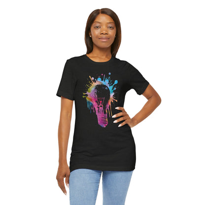 Creative Idea T-Shirt — Colorful Paint Splash Idea Tee