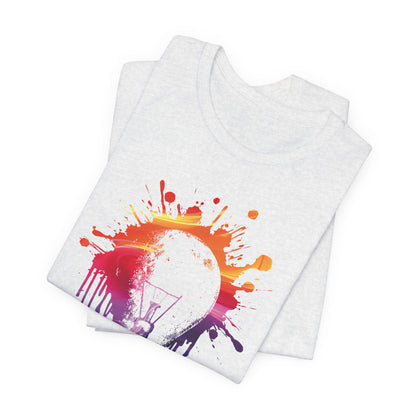 Creative Idea T-Shirt — Colorful Paint Splash Idea Tee