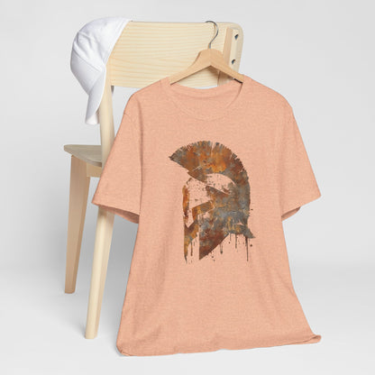Spartan Helmet T‑Shirt — Rustic Warrior Graphic Tee