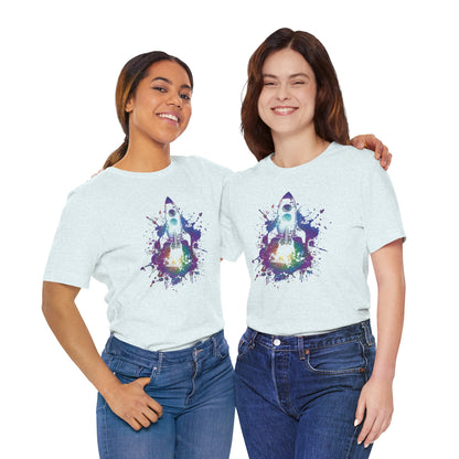 Rocket Ship T-Shirt — Colorful Space Launch Graphic Tee