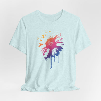 Paint-Splatter Daisy T-Shirt