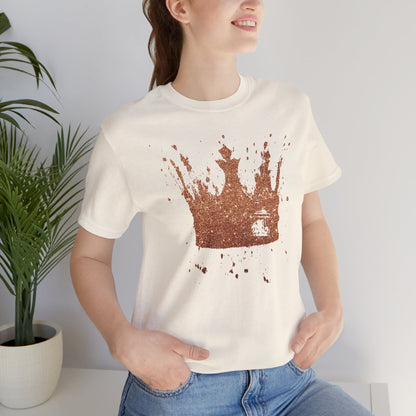Golden Crown T-Shirt — Vintage Royalty Graphic Tee