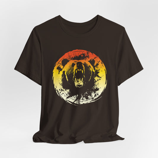 Roaring Grizzly Sunset Tee