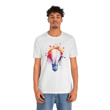 Creative Idea T-Shirt — Colorful Paint Splash Idea Tee