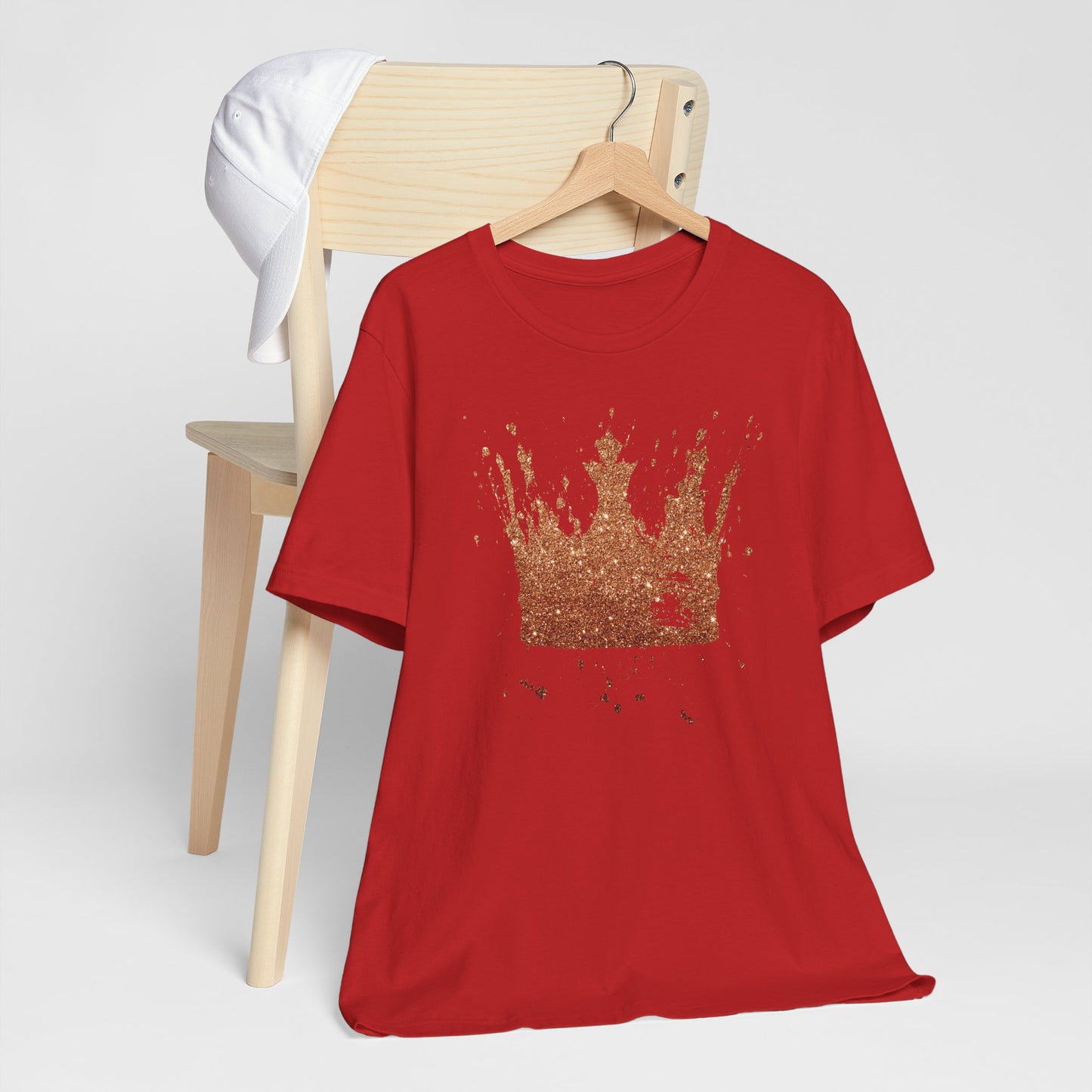 Golden Crown T-Shirt — Vintage Royalty Graphic Tee
