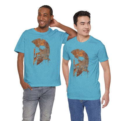 Spartan Helmet T‑Shirt — Rustic Warrior Graphic Tee