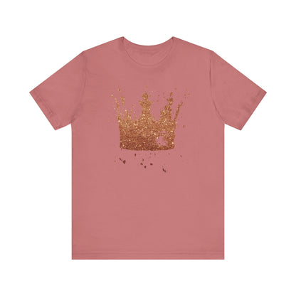 Golden Crown T-Shirt — Vintage Royalty Graphic Tee