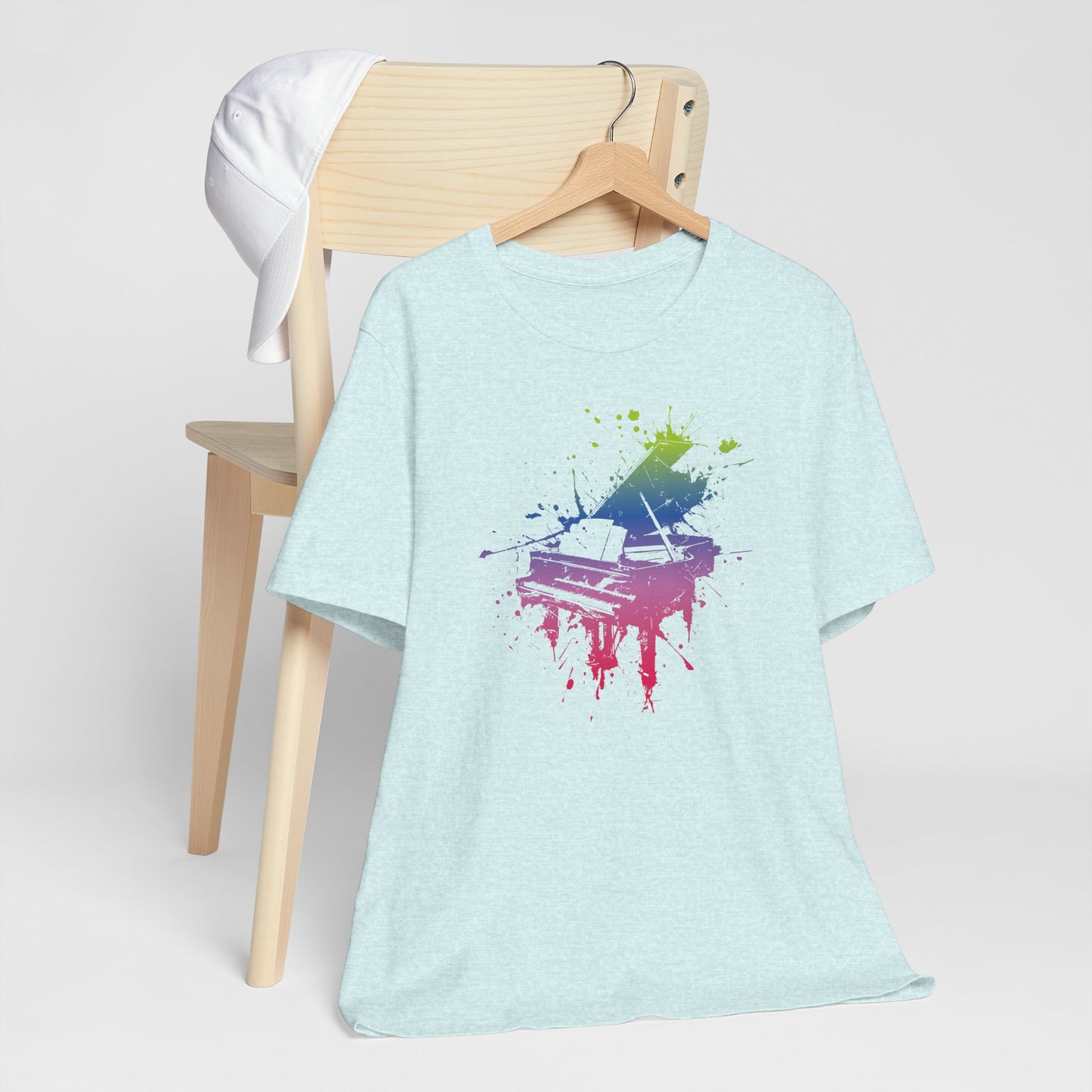 Play me to the Moon T‑Shirt — Colorful Music Lover Tee