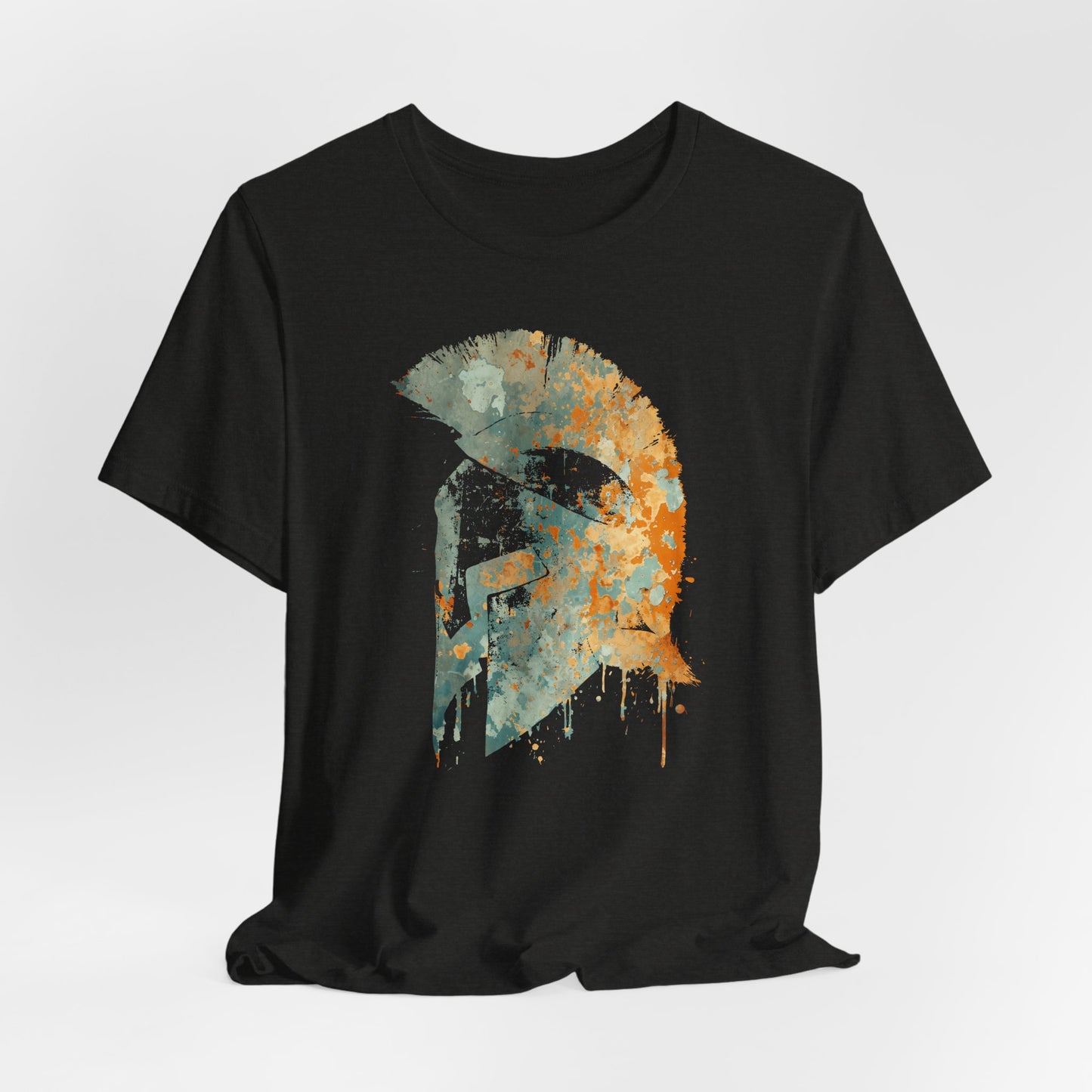 Spartan Helmet T‑Shirt — Rustic Warrior Graphic Tee