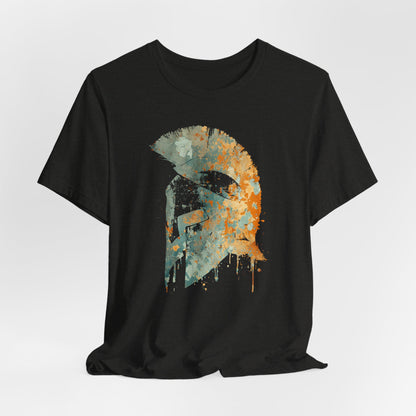 Spartan Helmet T‑Shirt — Rustic Warrior Graphic Tee