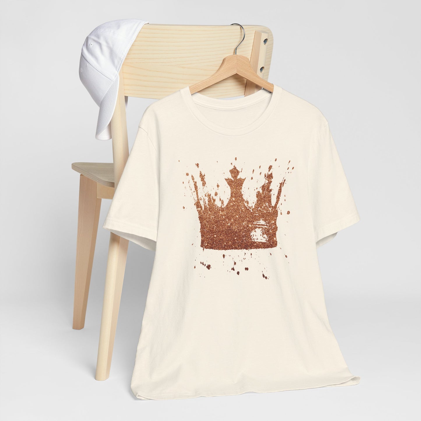 Golden Crown T-Shirt — Vintage Royalty Graphic Tee