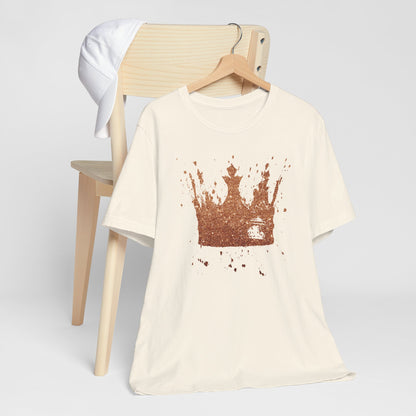 Golden Crown T-Shirt — Vintage Royalty Graphic Tee