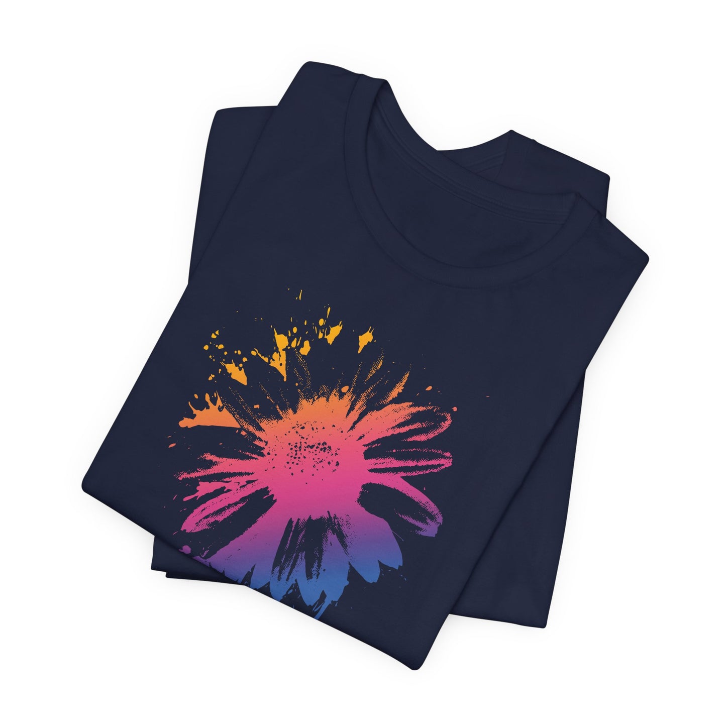 Paint-Splatter Daisy T-Shirt