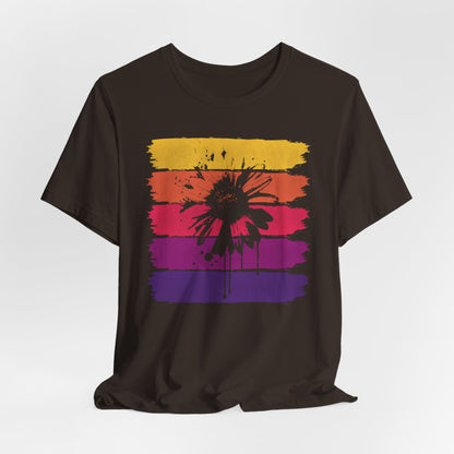 Paint-Splatter Daisy T-Shirt